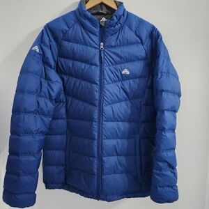 Blue Puffer Jacket Eastern Mountain Sports W/Youth Large